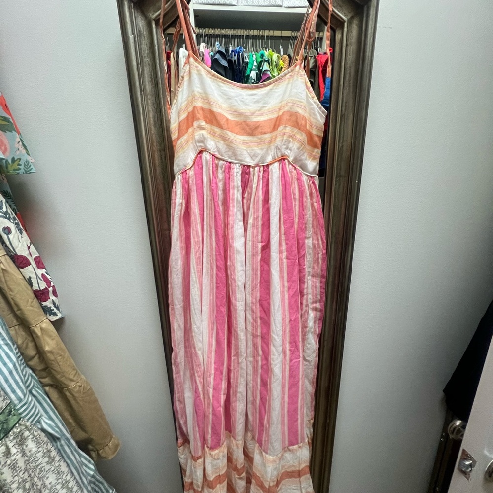 Olivia James Malin Wide Stripe Maxi Sundress - Picture 7 of 8